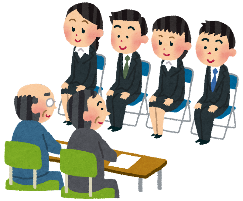 ワイ「本日、面接を受けさせていただくワイです！」　面接官「・・」